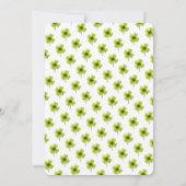 Aanpasbare uitnodiging voor St. Patrick's Day (Achterkant)