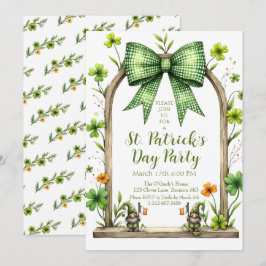 Aanpasbare uitnodiging voor St. Patrick's Day