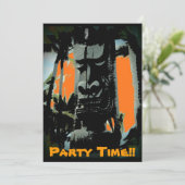 Aanpasbare uitnodigingen voor hawaii tiki (Staand voorkant)