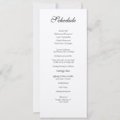 Aanpasbare uitnodigings sets voor trouwfeest plann kaart (Achterkant)