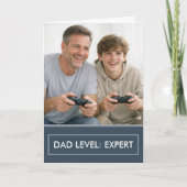 Aanpasbare Vaderdag voor Expert Gamer Vader Kaart (Voorkant)