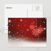 Aanpasbare vakantietemplate feestdagenkaart (Voorkant / Achterkant)