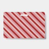 Aanpasbare Valentijn Strepen Badge (Achterkant)