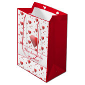 Aanpasbare Valentijnshart  Medium Cadeauzakje (Voorkant Gekanteld)