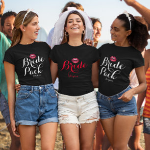 Aanpasbare Vampier Bruid Bachelorette Hen Party T-shirt