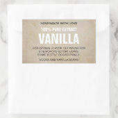Aanpasbare Vanille-Extract Label ZVE_07 (Tas)