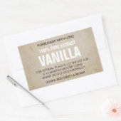 Aanpasbare Vanille-Extract Label ZVE_07 (Envelop)