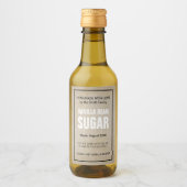 Aanpasbare Vanille Suiker Extract Label VS_07b Wijn Etiket (Voorkant)