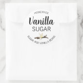 Aanpasbare Vanille Suiker Thuisgemaakte Label VS (Tas)