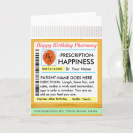 Aanpasbare Verjaardag Kaart