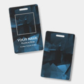 Aanpasbare verticale ID-badge Badge (Voor- en achterkant)