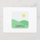 Aanpasbare verzending briefkaart (Voorkant)