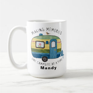 Aanpasbare Vintage Camper Reis Koffie Koffiemok