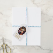 Aanpasbare Vintage Kerststal Kerstmis Cadeaulabel (Met Touw)