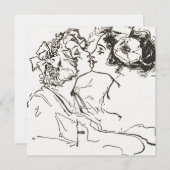 Aanpasbare Vintage Kussende Lesbische Huwelijk (Voorkant / Achterkant)