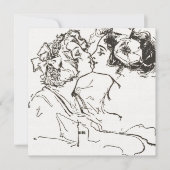 Aanpasbare Vintage Kussende Lesbische Huwelijk (Voorkant)