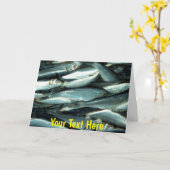 Aanpasbare vis kaart (Gele Bloem)