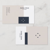 Aanpasbare visitekaartje (Voorkant / Achterkant)