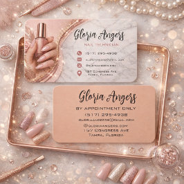 Aanpasbare Visitekaartje voor Nagelstyliste