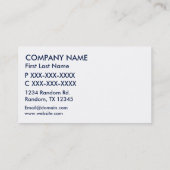 Aanpasbare visitekaartjes voor Glitter Texas vlagg (Achterkant)