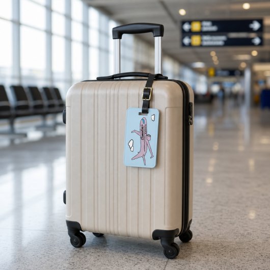 Aanpasbare vliegtuigtaslabel bagagelabel