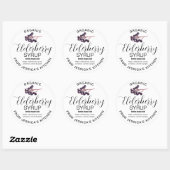 Aanpasbare Vlierbessiroop Ronde Label ZEB008rd (Vel)