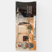 Aanpasbare Vloerinstallatie Contractor Promo Spandoek (Verticaal)