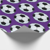 Aanpasbare Voetbal Cadeaupapier (Hoek)