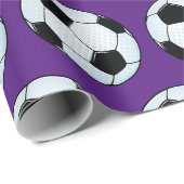 Aanpasbare Voetbal Cadeaupapier (Rol Hoek)