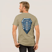 Aanpasbare Volg Mij Tri-Blend Shirt (Voorkant)