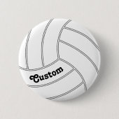 Aanpasbare Volleybal Ronde Knop Pin Button 5,7 Cm (Voorkant)