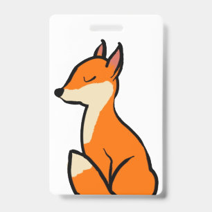 Aanpasbare Vos Badge