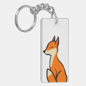 Aanpasbare Vos Sleutelhanger (Voorkant Links)