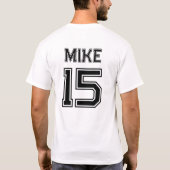 aanpasbare vrijgezellenfeest trui voor de bruidego t-shirt (Achterkant)