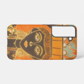 , aanpasbare Vrouw Art Samsung Galaxy Hoesje (Achterkant horizontaal)