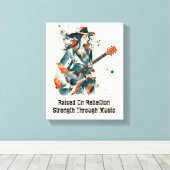 Aanpasbare vrouwen Abstracte kunst Inspirerend Canvas Afdruk (Insitu (Houten vloer))