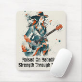 Aanpasbare vrouwen Abstracte kunst Inspirerend Muismat (Met muis)