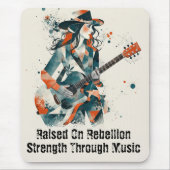 Aanpasbare vrouwen Abstracte kunst Inspirerend Muismat (Voorkant)