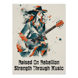 Aanpasbare vrouwen Abstracte kunst Inspirerend Perfect Poster