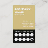 aanpasbare waardebon voor tattoo klantenkaartje (Achterkant)