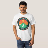 Aanpasbare wandelende knijpclub mountainpatch T-Sh T-shirt (Voorkant volledig)