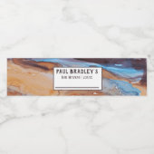 Aanpasbare waterfleslabels waterfles etiket (Enkel label)