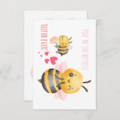 Aanpasbare Waterverf Bij Onderwijzer Dankkaart Bedankkaart (Voorkant / Achterkant)