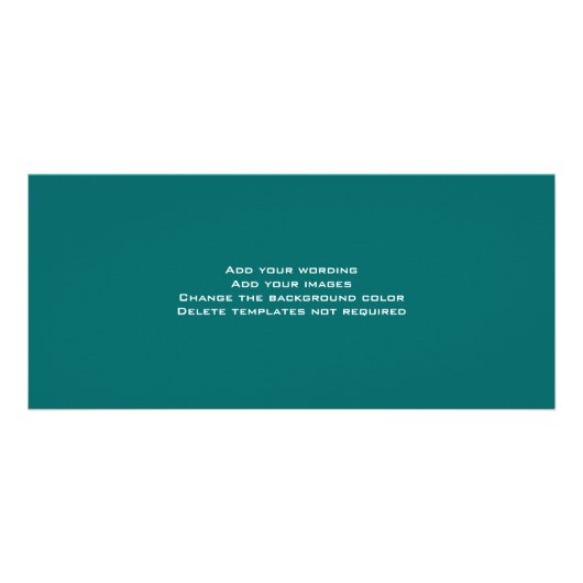 Aanpasbare waterverf olieboorinstallatie voor aard reclamekaart (Achterkant)