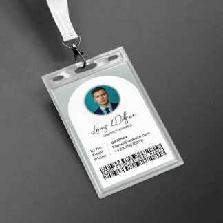 Aanpasbare werknemers-ID Badge