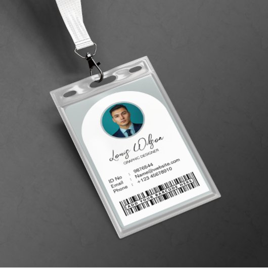 Aanpasbare werknemers-ID Badge