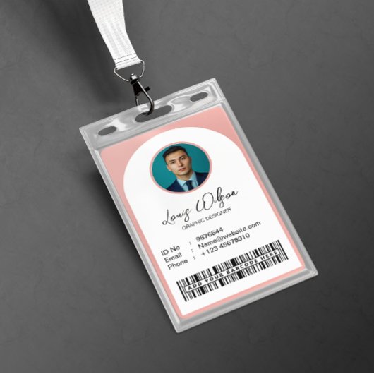 Aanpasbare werknemers-ID Badge