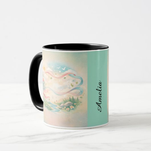 Aanpasbare Whimsical Mok (Voorkant links)