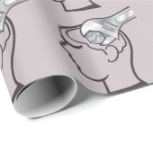 Aanpasbare wielhersenen bijstellen cadeaupapier (Rol Hoek)