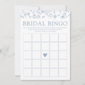 Aanpasbare Wilde Bloemen Bingo Spelkaart Kaart (Voorkant)